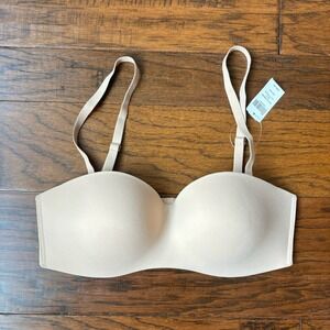 Soma Cream Strapless Bra with Molded Cups